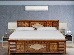 Teak Wood Diamond Cot