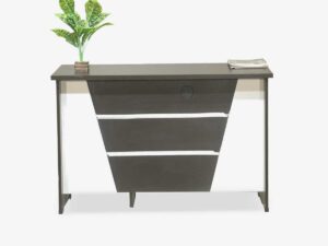 V MODEL OFFICE TABLE WITH FILE CABINATE AND TWO DRAWERS