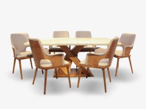 631B-871M-A-17C MARBLE DINING TABLE