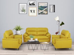 LITTLE LEATHERETTE SOFA SET