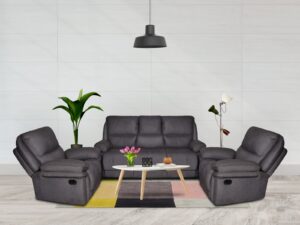 Legend Fabric Manual Recliner Sofa Set