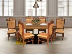 CROWN WOODEN DINING TABLE