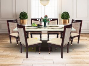 NEW DELHI MARBLE DINNING TABLE