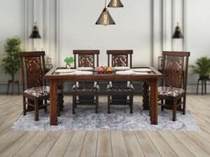 WHITE JALI DINING TABLE