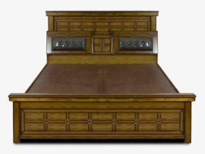 TEAKWOOD VINEAR COUNTER BOX COT