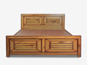 TEAKWOOD RIPPER COT WITH BOX STORAGE AND TWO DRAWS