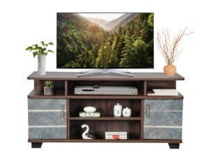CREDENZA TV UNIT WITH TWO DOOR STORAGE