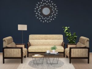 ROLE MODEL WOODEN SOFA SET