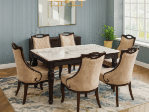 1+6 w model dining table